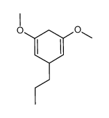 1,5-dimethoxy-3-propylcyclohexa-1,4-diene Structure