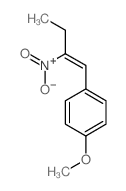 Benzene,1-methoxy-4-(2-nitro-1-buten-1-yl)-结构式