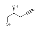 (S)-3,4-二羟基丁腈结构式