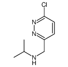 (6-Chloro-pyridazin-3-ylmethyl)-isopropyl-amine structure