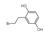 2-(2-bromoethyl)-1,4-dihydroquinone结构式