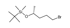(R)-4-((tert-butyldimethylsilyl)oxy)-1-bromopentane Structure