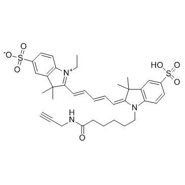 磺酸基-Cy5 炔烃图片