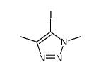 5-碘-1,4-二甲基-1H-1,2,3-三唑结构式