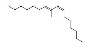 (7E,9Z)-8-methyl-7,9-hexadecadiene Structure