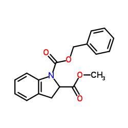 1-BENZYL-2-METHYL-INDOLINE-1,2-DICARBOXYLATE(METHYL-1-CBZ-2-INDOLINE-CARBOXYLATE) Structure