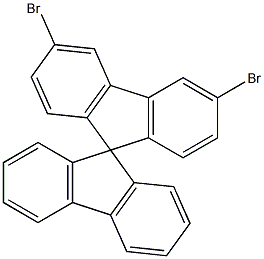 3,6-二溴-9,9'-螺环芴结构式