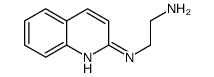 N-喹啉-2-基乙烷-1,2-二胺结构式