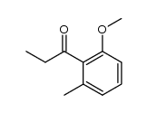 1-(2-methoxy-6-methylphenyl)-1-propanone结构式