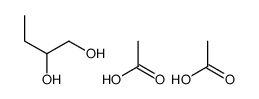 acetic acid,butane-1,2-diol Structure