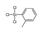 trichloro-(2-methylphenyl)silane结构式