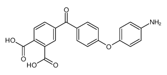 4-[4-(4-aminophenoxy)benzoyl]phthalic acid结构式