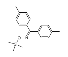 di-p-tolylmethanone O-trimethylsilyl oxime Structure