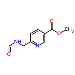 Methyl 6-(formamidomethyl)nicotinate结构式