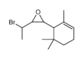 2-(1-bromoethyl)-3-(2,6,6-trimethylcyclohex-2-en-1-yl)oxirane Structure