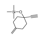 (1-ethynyl-4-methylidenecyclohexyl)oxy-trimethylsilane结构式