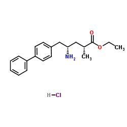(2R,4S)-5-([1,1'-联苯] -4-基)-4-氨基-2-甲基戊酸乙酯结构式