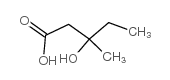 3-Hydroxy-3-methylvaleric Acid Structure