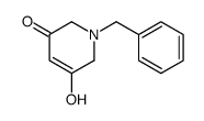 1-苄基-5-羟基-1,6-二氢吡啶-3(2H)-酮结构式