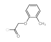 2-(2-methylphenoxy)acetyl chloride结构式