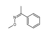 acetophenone O-methyloxime结构式