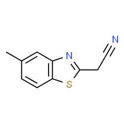 2-Benzothiazoleacetonitrile,5-methyl-(9CI) Structure