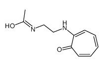 N-[2-[(7-oxocyclohepta-1,3,5-trien-1-yl)amino]ethyl]acetamide结构式