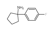 1-(4-氟苯基)环戊胺结构式