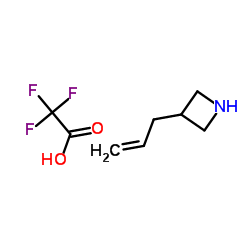 3-(丙-2-烯-1-基)氮杂环丁烷 三氟乙酸盐结构式