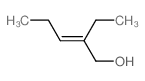 2-Penten-1-ol,2-ethyl-, (2E)-结构式
