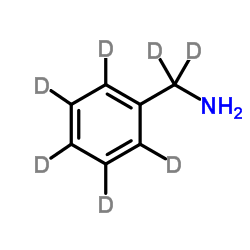 苄胺-D7结构式
