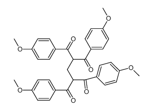2,4-bis(4-methoxybenzoyl)-1,5-bis(4-methoxyphenyl)pentane-1,5-dione结构式