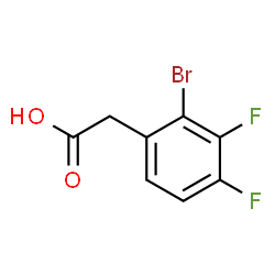 2-BROMO-3,4-DIFLUOROPHENYLACETIC ACID Structure