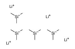 tetralithium,trimethylsilanide Structure
