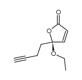 (S)-5-(but-3-yn-1-yl)-5-ethoxyfuran-2(5H)-one Structure