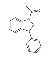 1-acetyl-3-phenylindoline Structure