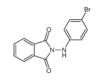 2-((4-Bromophenyl)amino)isoindoline-1,3-dione结构式