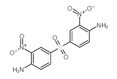 Benzenamine,4,4'-sulfonylbis[2-nitro-结构式