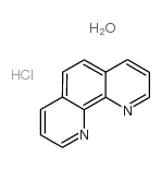 1,10-Phenanthroline hydrochloride monohydrate structure