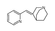 3-(pyridin-2-ylmethylidene)-1-azabicyclo[2.2.2]octane Structure
