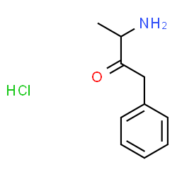 3-氨基-1-苯基丁-2-酮盐酸盐结构式