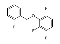 1,2,4-trifluoro-3-[(2-fluorophenyl)methoxy]benzene Structure