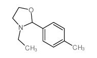 3-ethyl-2-(4-methylphenyl)oxazolidine Structure