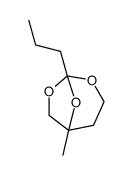 5-methyl-1-propyl-2,7,8-trioxabicyclo[3.2.1]octane结构式