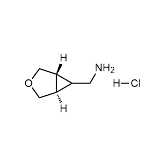 反式-3-氧杂双环[3.1.0]己烷-6-甲胺盐酸盐结构式