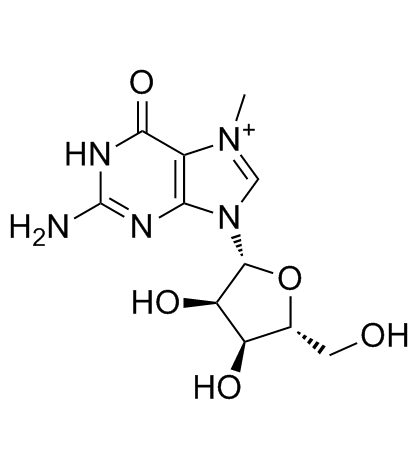 7-甲基鸟苷结构式