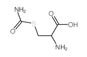 S-(氨基羰基)-L-半胱氨酸结构式