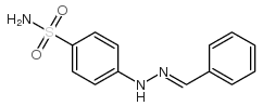 (E)-4-(2-benzylidenehydrazinyl)benzenesulfonamide结构式