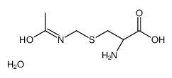 (2R)-3-(acetamidomethylsulfanyl)-2-aminopropanoic acid,hydrate Structure