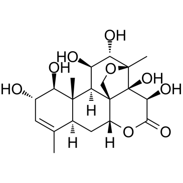 鸦胆子素E结构式